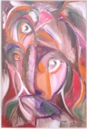 Drei Augen, 90 x 60 cm, 2010 