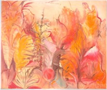Herbst im Exotik-Kunst-Garten, 50 x 60 cm, 2010
