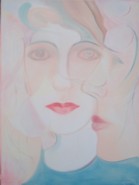Zwei Gesichter, 80x60 cm, 2012