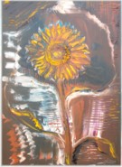 2 - Die schwarze Sonnenblume, 70 x 50